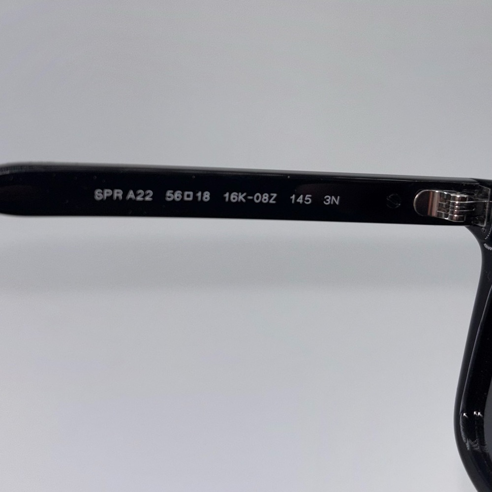 Prada Mens Women’s OPR A22S Black Frame Sunglasses Grey Lens - Picture 7 of 11